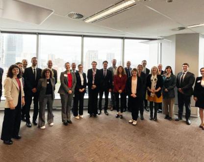 The 2025 Australia-Switzerland Joint Science, Research and Innovation Committee meeting Australian and Swiss participants.