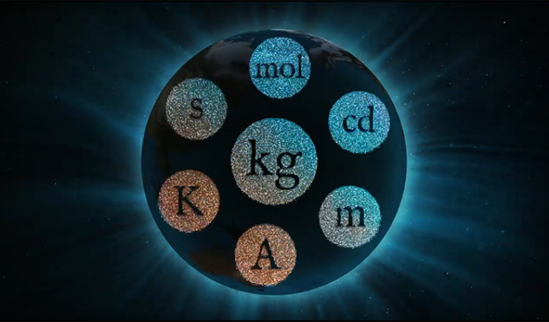 Decorative illustration of SI measures