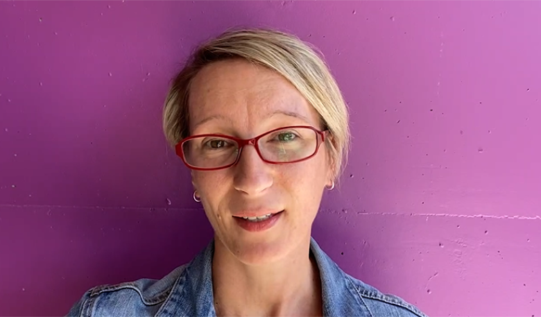 Photo of Kate Cole from our video interview with leading women in STEM about gender equity. 