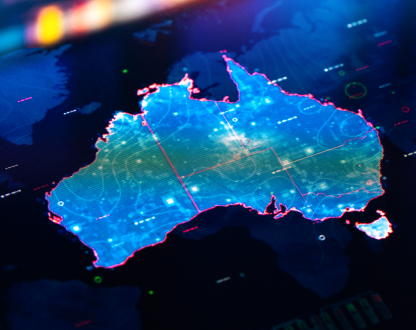 Illustration shows map of Australia with hotspots.